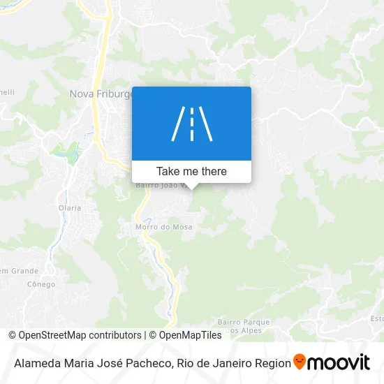 Alameda Maria José Pacheco map