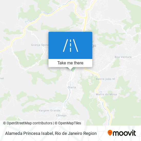 Mapa Alameda Princesa Isabel