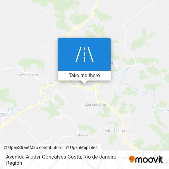 Avenida Aladyr Gonçalves Costa map