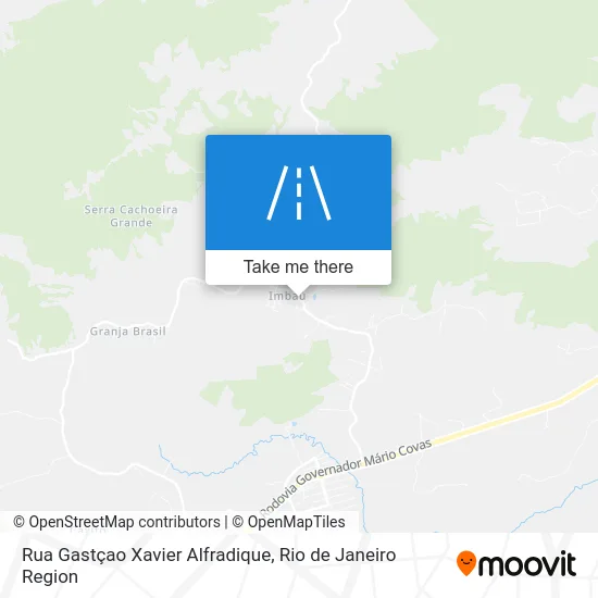 Rua Gastçao Xavier Alfradique map