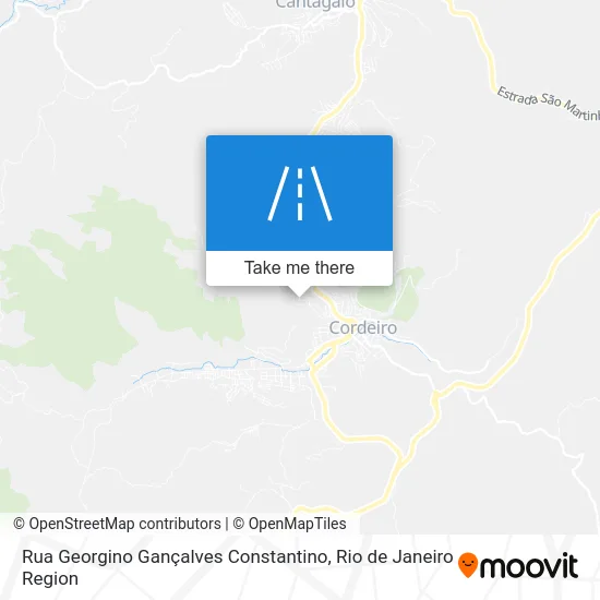 Rua Georgino Gançalves Constantino map