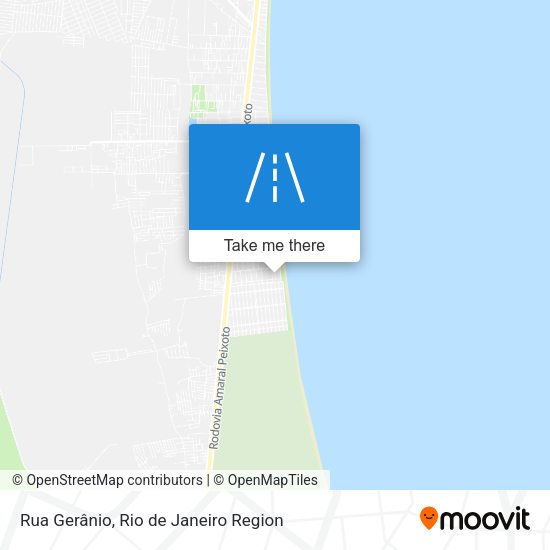 Rua Gerânio map