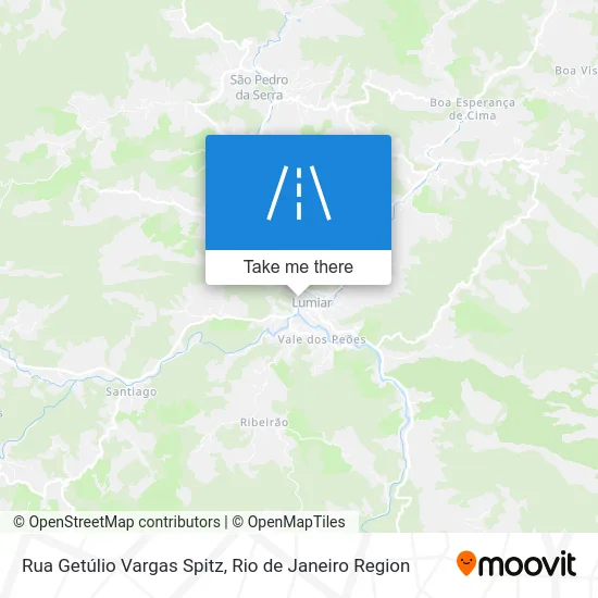 Rua Getúlio Vargas Spitz map
