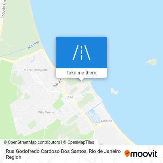 Rua Godofredo Cardoso Dos Santos map