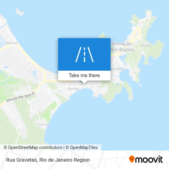 Rua Gravatas map