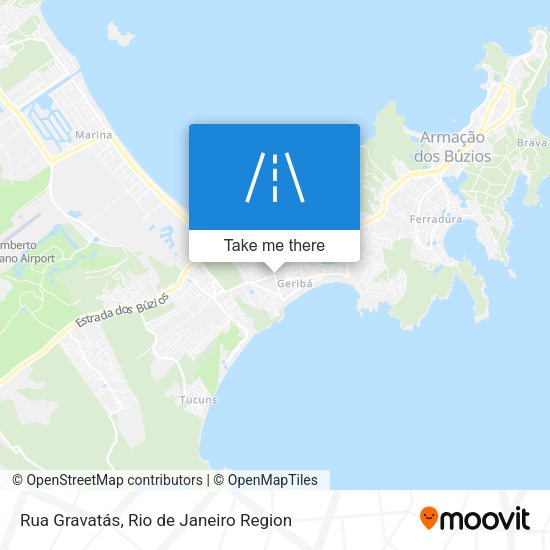 Rua Gravatás map