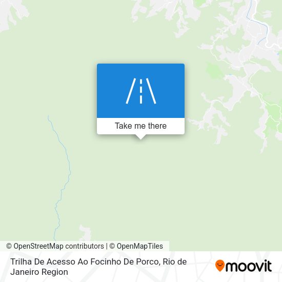 Trilha De Acesso Ao Focinho De Porco map