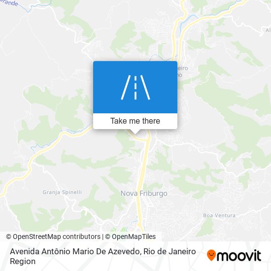 Mapa Avenida Antônio Mario De Azevedo