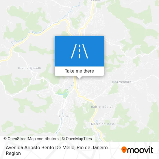 Avenida Ariosto Bento De Mello map