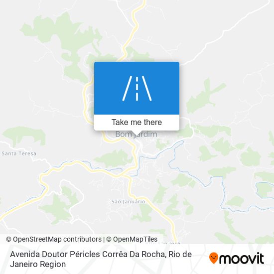 Mapa Avenida Doutor Péricles Corrêa Da Rocha