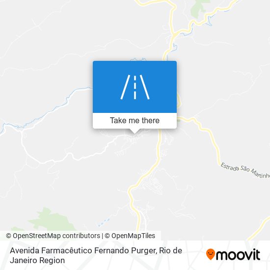 Mapa Avenida Farmacêutico Fernando Purger