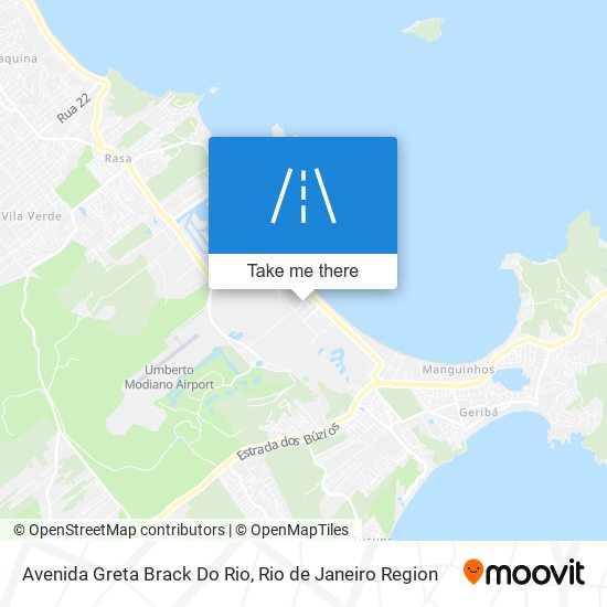 Mapa Avenida Greta Brack Do Rio