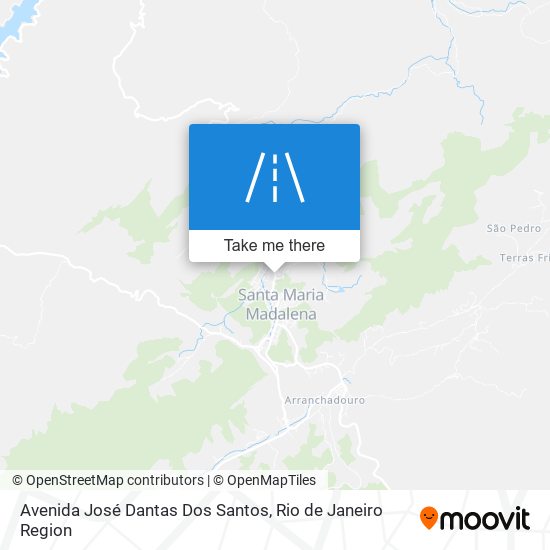 Mapa Avenida José Dantas Dos Santos