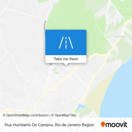Rua Humberto De Campos map