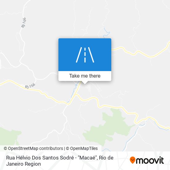 Mapa Rua Hélvio Dos Santos Sodré - "Macaé"