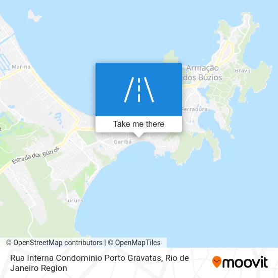 Rua Interna Condominio Porto Gravatas map