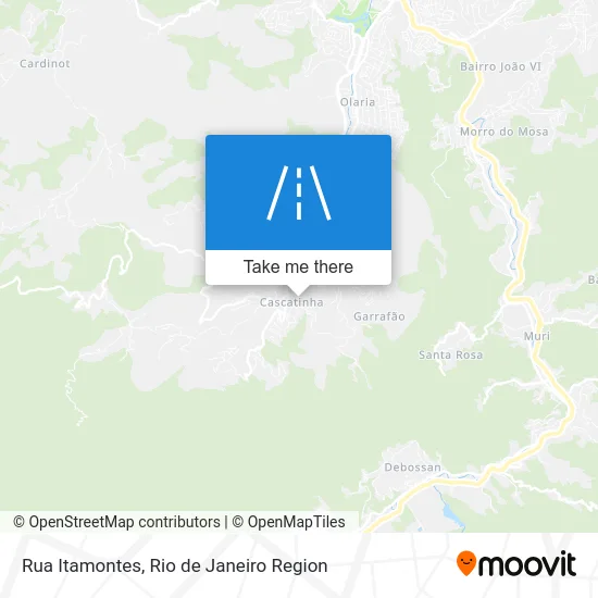 Rua Itamontes map