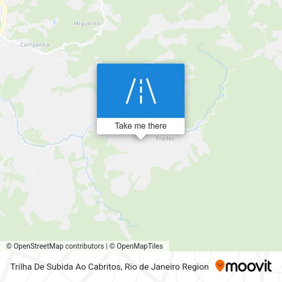 Trilha De Subida Ao Cabritos map