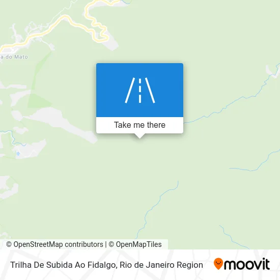 Trilha De Subida Ao Fidalgo map