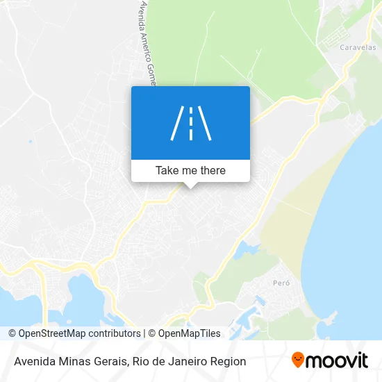 Avenida Minas Gerais map