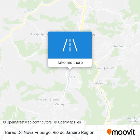 Barão De Nova Friburgo map