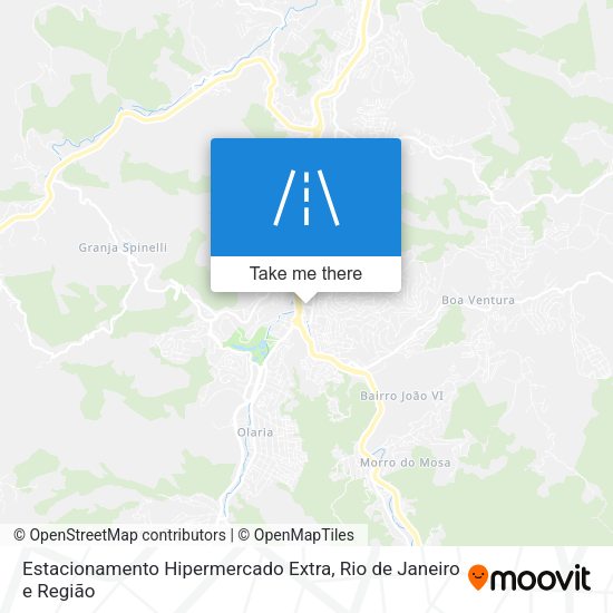 Estacionamento Hipermercado Extra map