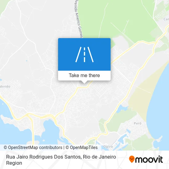 Rua Jairo Rodrigues Dos Santos map