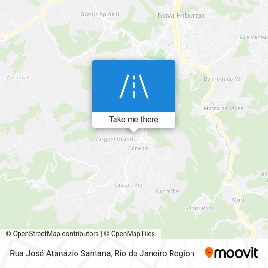Rua José Atanázio Santana map