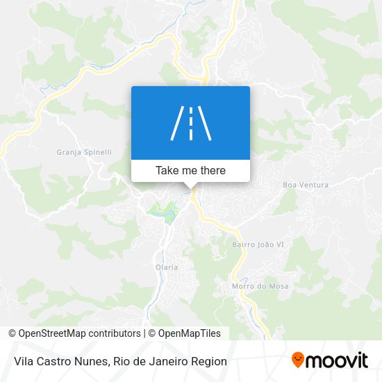 Vila Castro Nunes map