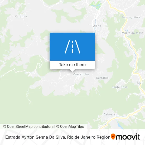 Estrada Ayrton Senna Da Silva map