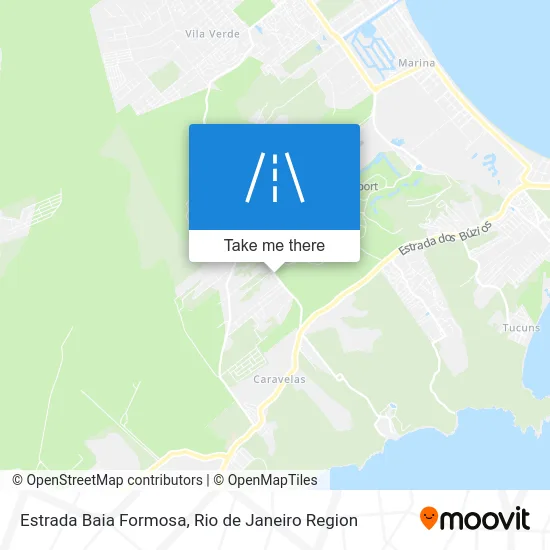 Estrada Baia Formosa map