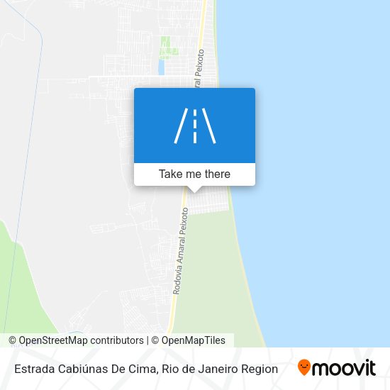 Estrada Cabiúnas De Cima map