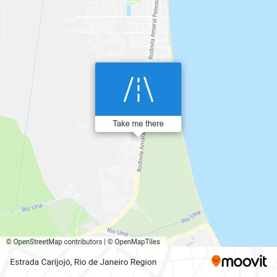 Estrada Carijojó map