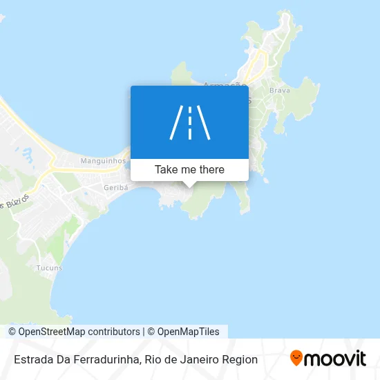 Estrada Da Ferradurinha map