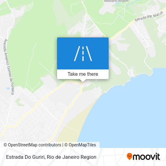 Estrada Do Guriri map
