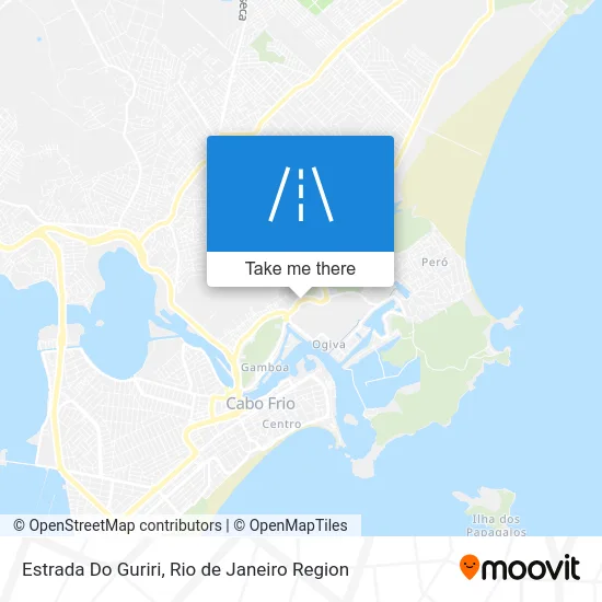 Estrada Do Guriri map