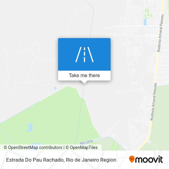 Estrada Do Pau Rachado map