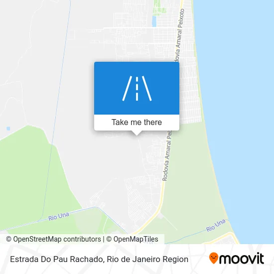 Estrada Do Pau Rachado map