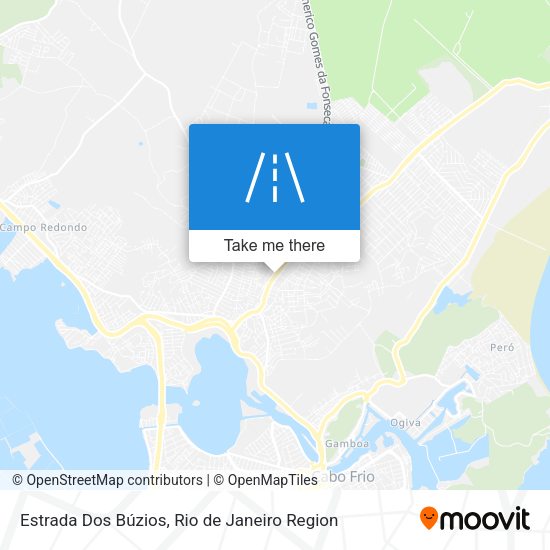 Estrada Dos Búzios map