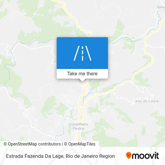 Estrada Fazenda Da Lage map