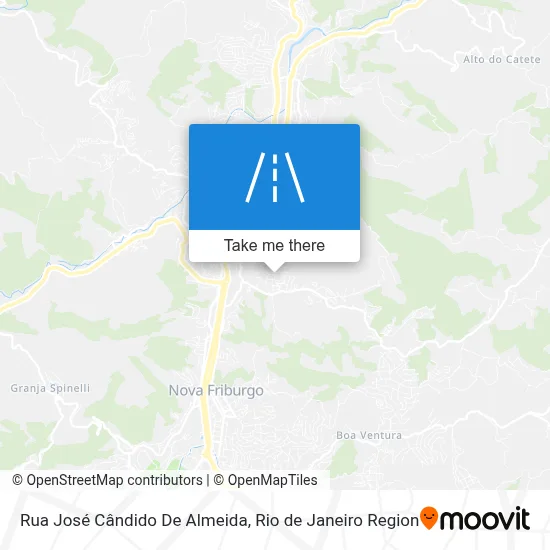 Rua José Cândido De Almeida map
