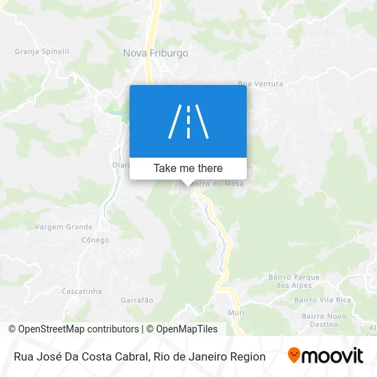 Rua José Da Costa Cabral map