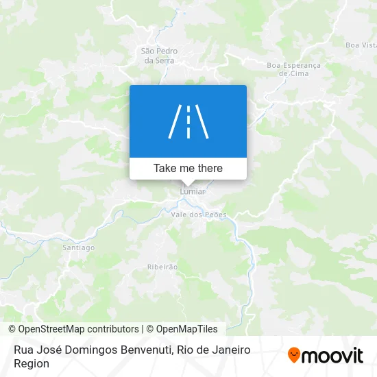 Rua José Domingos Benvenuti map
