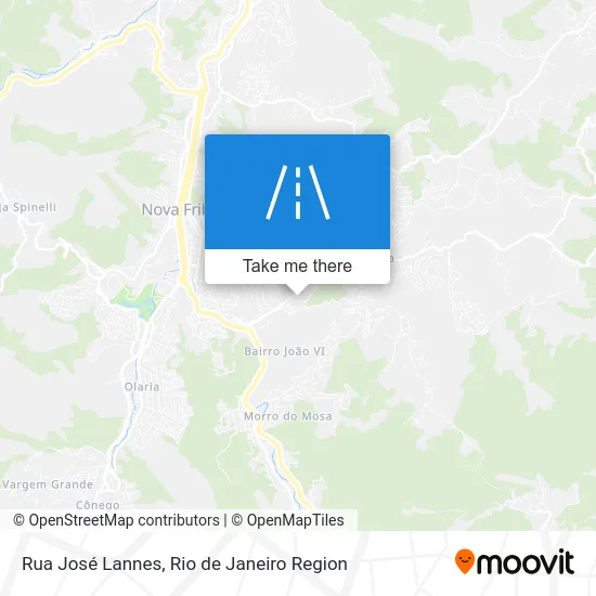 Rua José Lannes map