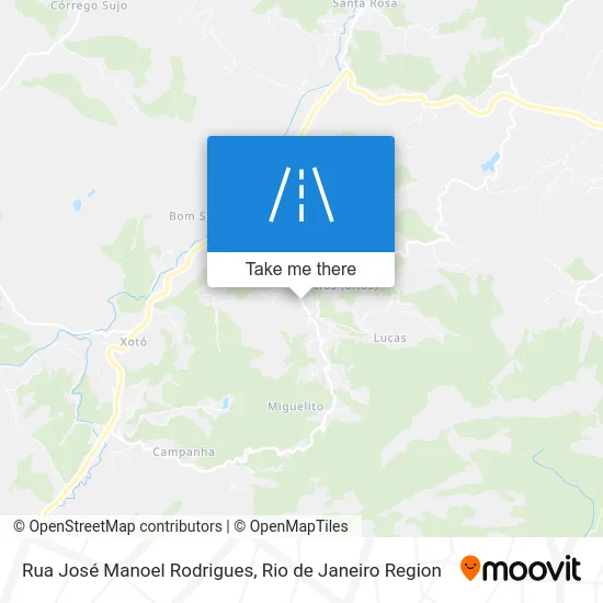 Rua José Manoel Rodrigues map