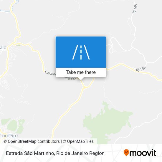 Estrada São Martinho map