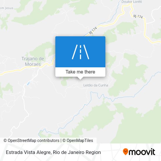 Estrada Vista Alegre map