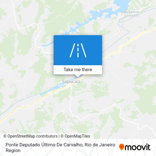 Ponte Deputado Último De Carvalho map