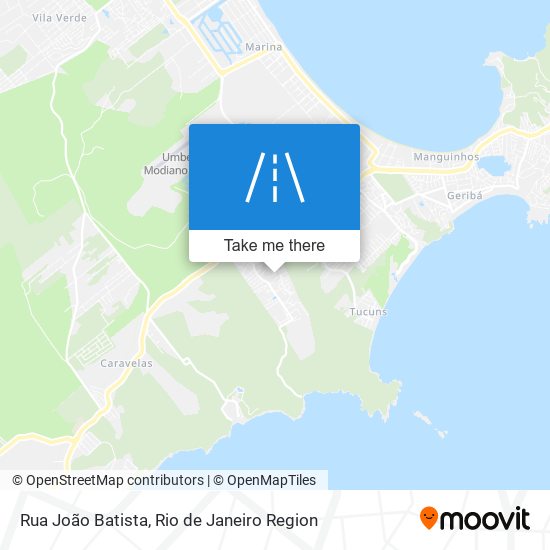 Rua João Batista map