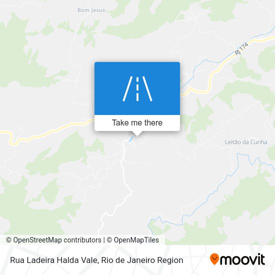 Rua Ladeira Halda Vale map